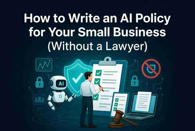 How to Write an AI Policy for Your Small Business (Without a Lawyer)